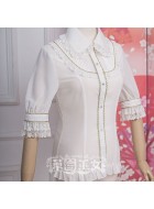 Strawberry Witch Chibor's Fairytale Drama Short Sleeve Blouse